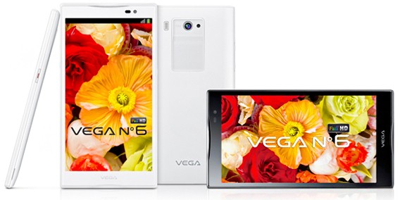 В Южной Корее представлен 5,9-дюймовый смартфон Pantech Vega No. 6