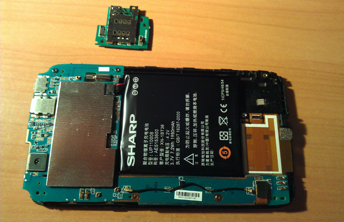 Sharp SH530U: мучение с SIM-картой и незапланированный прирост памяти 