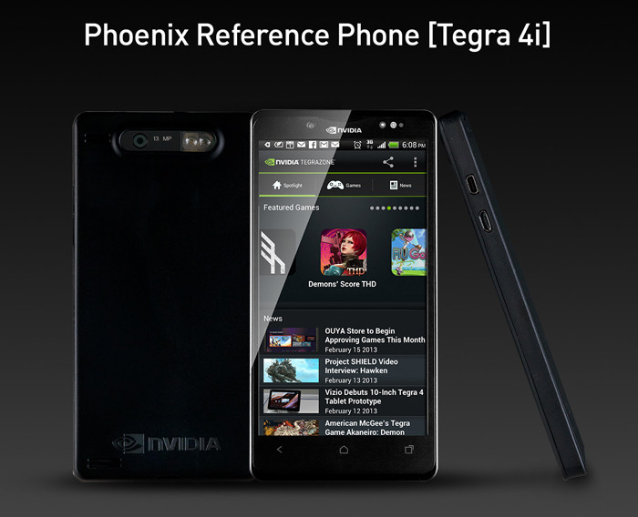 Представлена платформа для смартфонов nVidia Tegra 4i с интегрированным LTE-модулем 