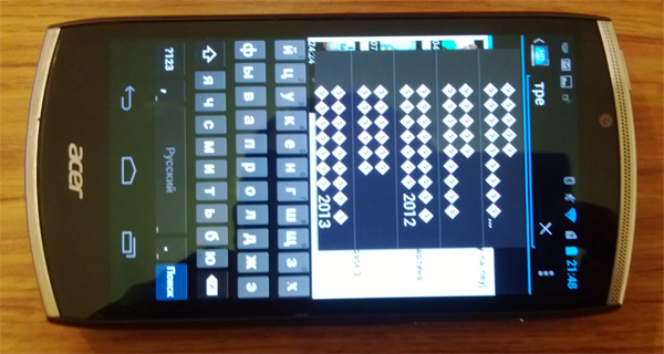 Обзор Смартфона Acer Cloud S500