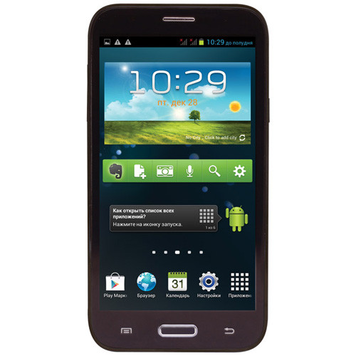 Ritmix RMP-530: смартфон с 5,3-дюймовым экраном и аналоговым ТВ-тюнером 