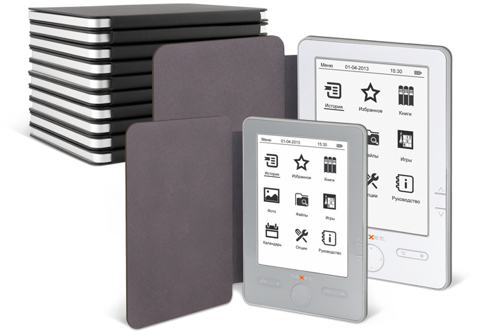 Представлены электронные ридеры Texet TB-504 и TB-506