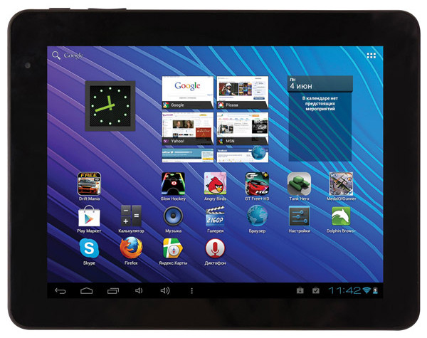 Ritmix RMD-1075: 9,7-дюймовый планшет с 3G-модулем и поддержкой ГЛОНАСС