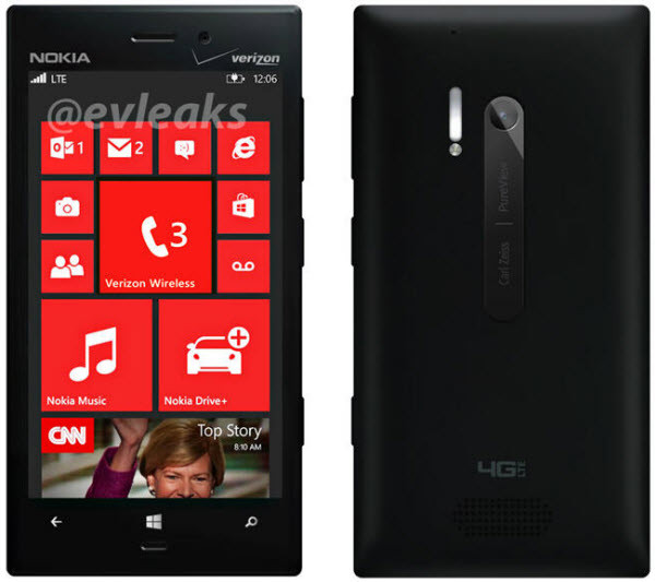 Nokia готовит новый смартфон Lumia 928 для оператора Verizon Wireless