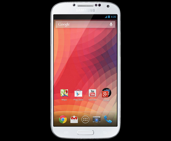 Google I/O: представлен смартфон Samsung Galaxy S4 с «голой» ОС Android