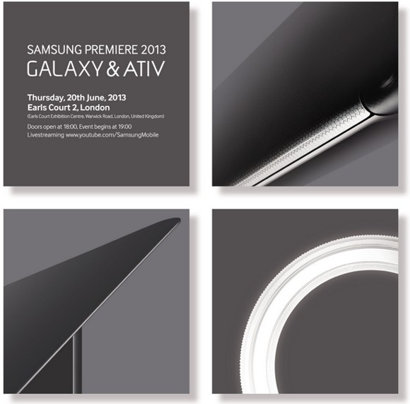 20 июня Samsung анонсирует новые продукты семейств Galaxy и Ativ