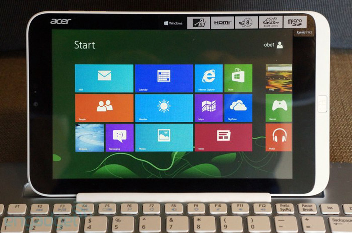 Computex 2013: Acer представляет «смартфонопланшет» и первый в мире 8-дюймовый планшет на Windows 8