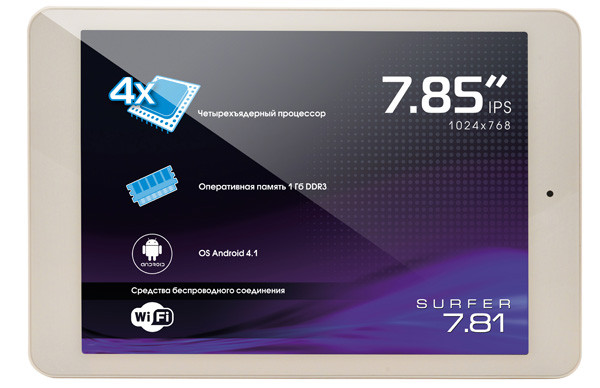 Explay выпустила новый планшет sQuad 7.81