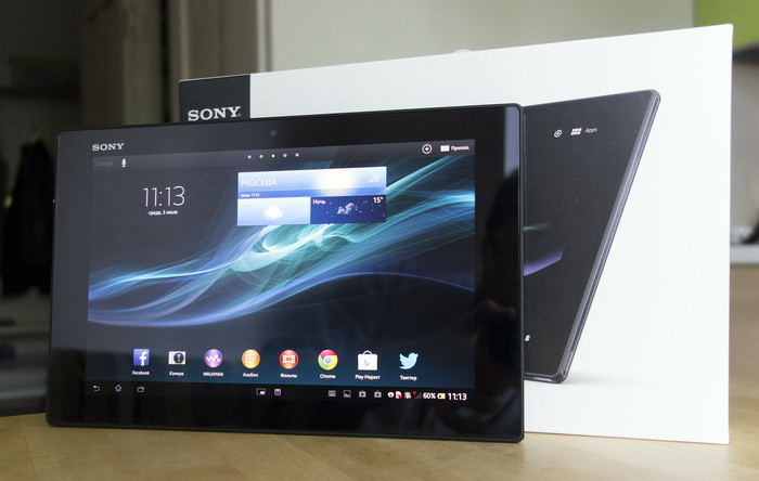 Sony Tablet Z: водостойкий планшет на очеловеченном Android’е