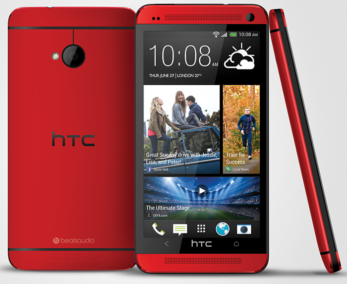 В России анонсирован красный HTC One