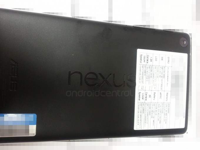 Опубликованы снимки и данные о характеристиках планшета Nexus 7 второго поколения