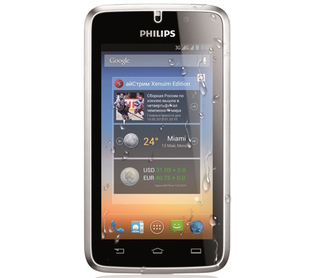 Philips Xenium W8500: пылевлагозащищенный смартфон с поддержкой двух SIM-карт 