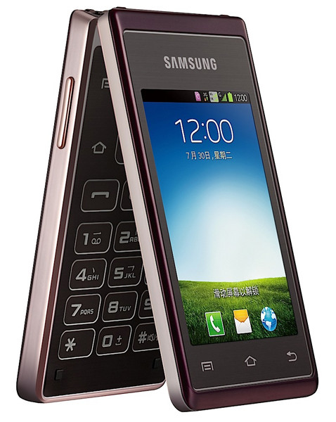 В Китае представлен раскладной Android-смартфон Samsung Hennessey
