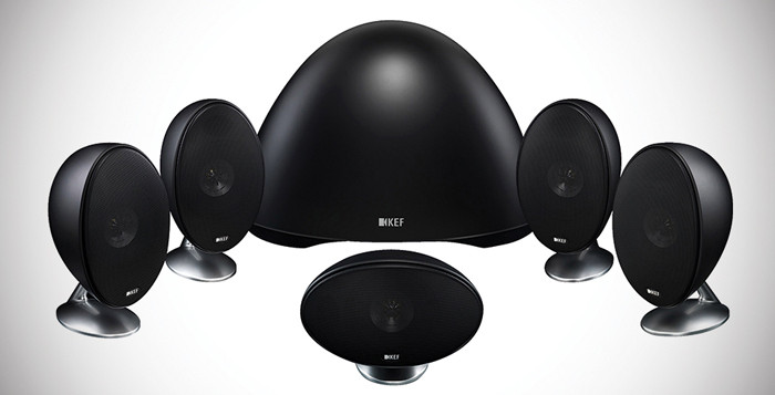 Новые «яйца» KEF – красота и звук. Обзор многоканального комплекта АС KEF E305