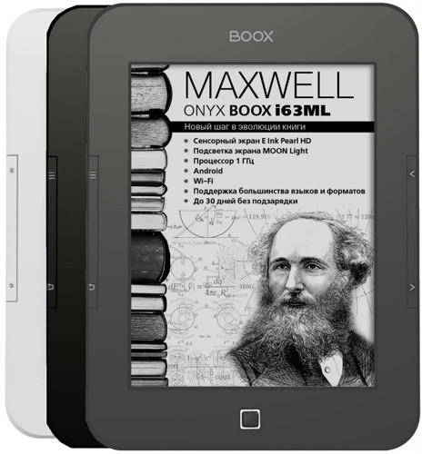 ONYX BOOX i63ML Maxwell: 6-дюймовый ридер с экраном E-Ink Pearl HD и ОС Android 