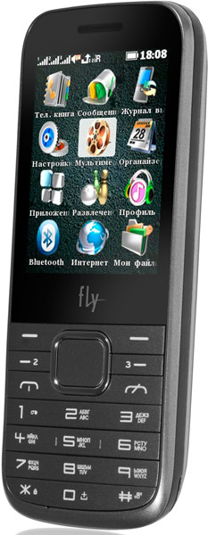 Fly TS107: телефон с тремя гнездами для SIM-карт и аналоговым ТВ-тюнером