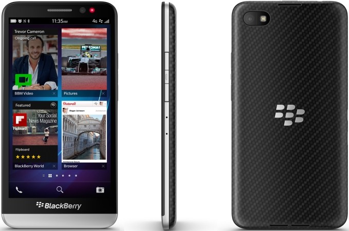 Представлен 5-дюймовый смартфон BlackBerry Z30 с экраном Super AMOLED