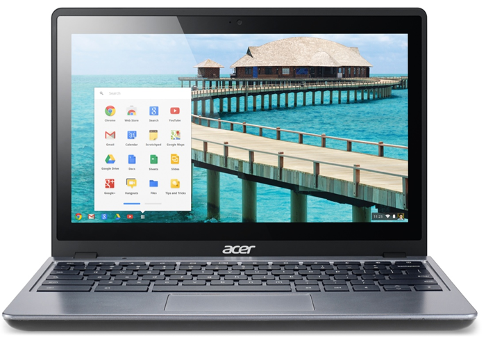 Acer C720P: первый ноутбук компании на Chrome OS с сенсорным экраном 