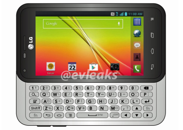 LG Optimus F3Q: Android-фон начальноо уровня с выдвижной QWERTY-клавиатурой