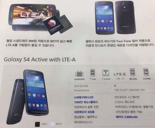 Samsung вскоре представит обновленную версию «внедорожного» смартфона Galaxy S4 Active