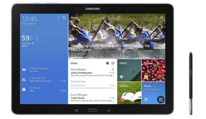CES 2014. Четыре планшета Samsung серий Galaxy Tab Pro и Galaxy Note Pro