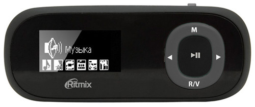 Ritmix RF-3400: маленький плеер с дюймовым экраном и клипсой