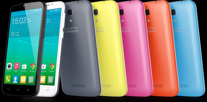 MWC 2014. Смартфоны Alcatel серии OneTouch Pop S