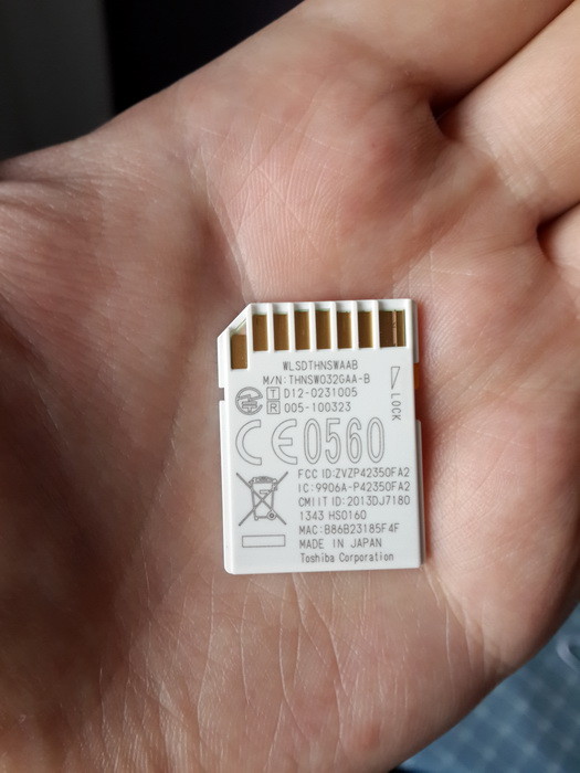 Обзор Toshiba FlashAir: SD-карта с модулем Wi-Fi