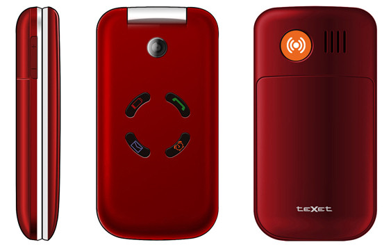 Texet TM-B416: телефон-«раскладушка» для людей солидного возраста