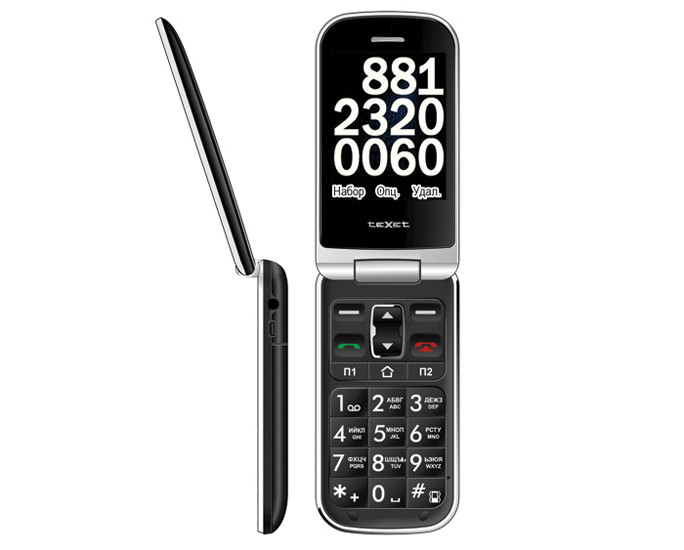 Texet TM-B416: телефон-«раскладушка» для людей солидного возраста