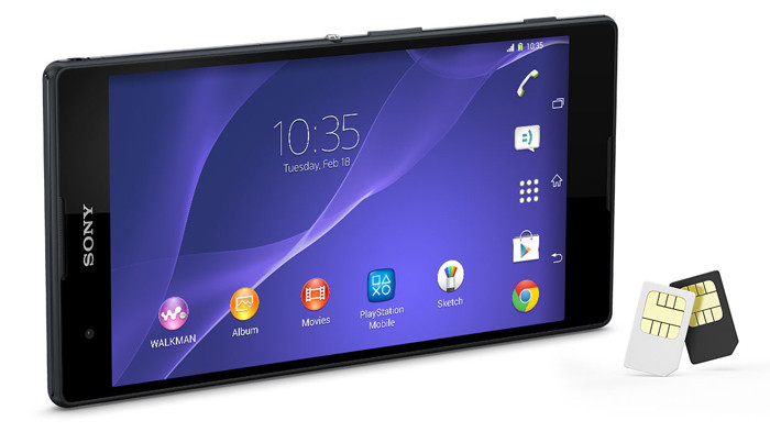 До конца месяца в России начнутся продажи «смартфонопланшета» Sony Xperia T2 Ultra Dual