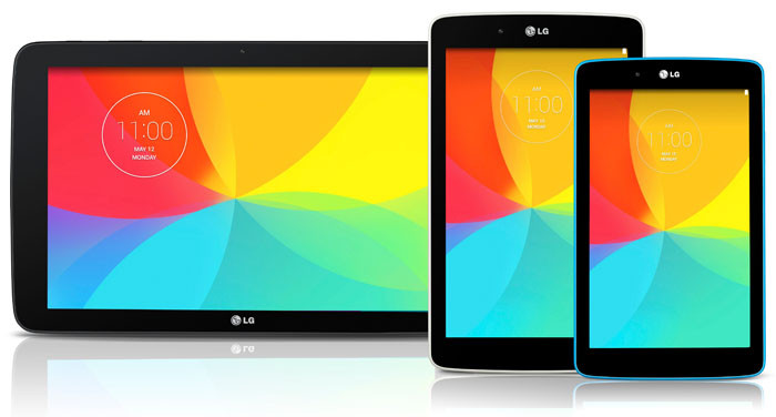 LG представляет планшеты G Pad 7.0, 8.0 и 10.1