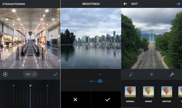 Instagram для iOS и Android получил набор инструментов для редактирования фото