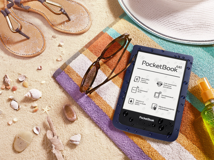 Стартовали продажи водозащищенного ридера PocketBook 640