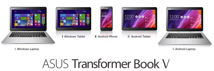 Computex 2014. Трансформер «5 в 1» ASUS Transformer Book V