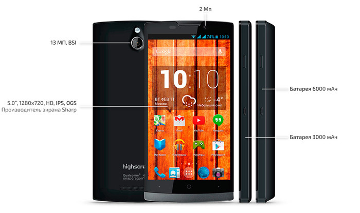 Видеообзор смартфона Highscreen Boost 2 SE от Гоблина