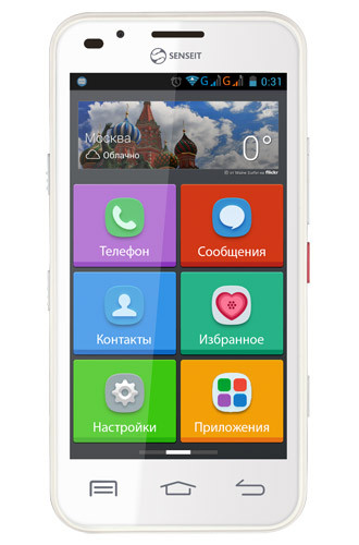 Компания SENSEIT представила смартфон L301 для пожилых людей