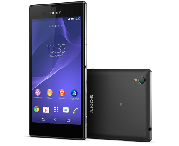 Sony представляет тонкий 5,3-дюймовый смартфон с HD-экраном Xperia T3