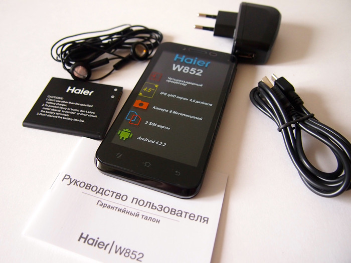 Haier W852. Подкрепление в полку бюджетных смартфонов