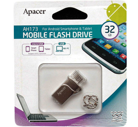Обзор флэш-накопителя Apacer AH173: Универсальный хранитель