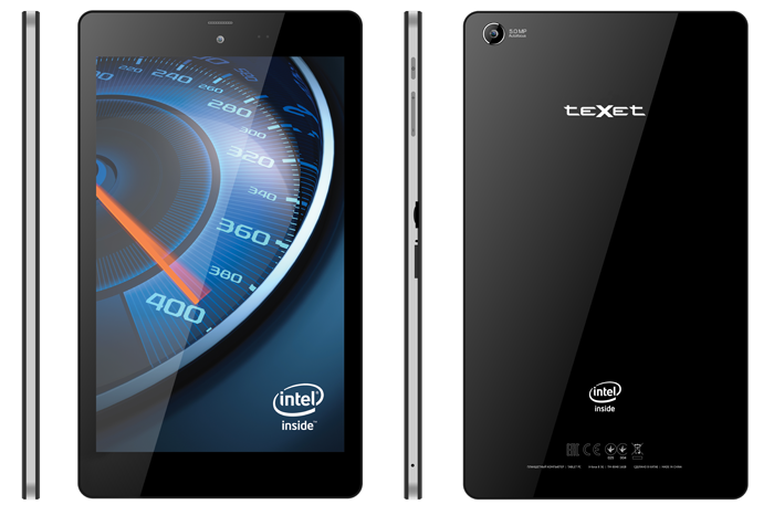 Texet X-force 8 3G и X-force 10 3G: Android-планшеты на платформе Intel Atom