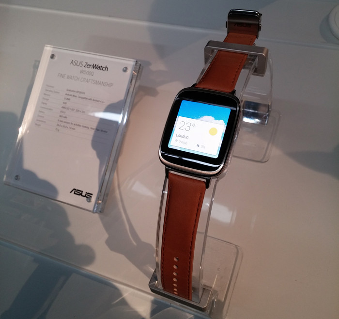 IFA 2014. Умные часы ASUS ZenWatch на платформе Android Wear