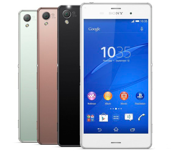 IFA 2014. Sony представляет смартфоны Xperia Z3, Xperia Z3 Compact и Xperia E3