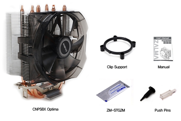 Zalman CNPS8X Optima: кулер с «акульими плавниками» 