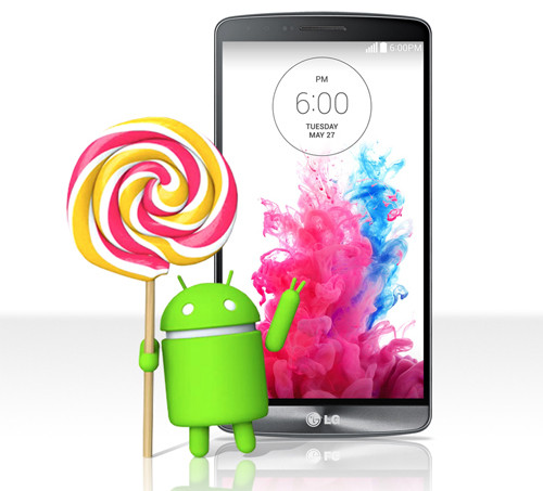 Смартфон LG G3 первым получит обновление с Android 5.0 Lollipop