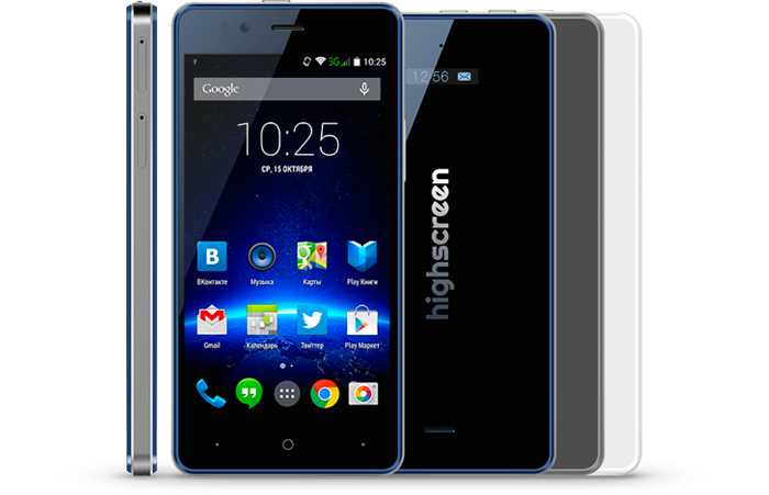Еще один смартфон с двумя экранами: Highscreen Ice 2