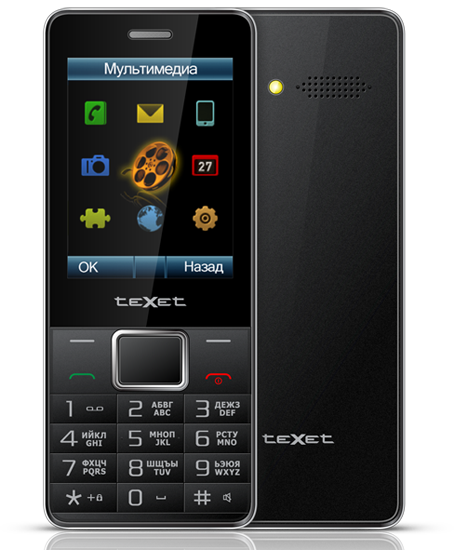 Представлен простой кнопочный телефон Texet TM-D225
