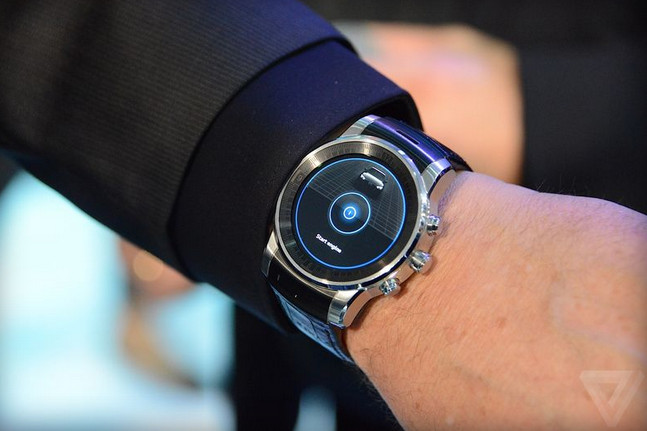 CES 2015. Таинственные умные часы LG с круглым экраном 