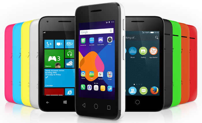 CES 2015. Смартфоны Alcatel OneTouch Pixi 3 с тремя ОС на выбор