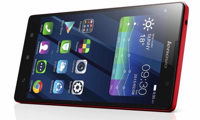 CES 2015. Lenovo P90: смартфон c 5,5-дюймовым экраном и процессором Intel Atom